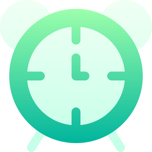 Alarm clock Basic Gradient Gradient icon