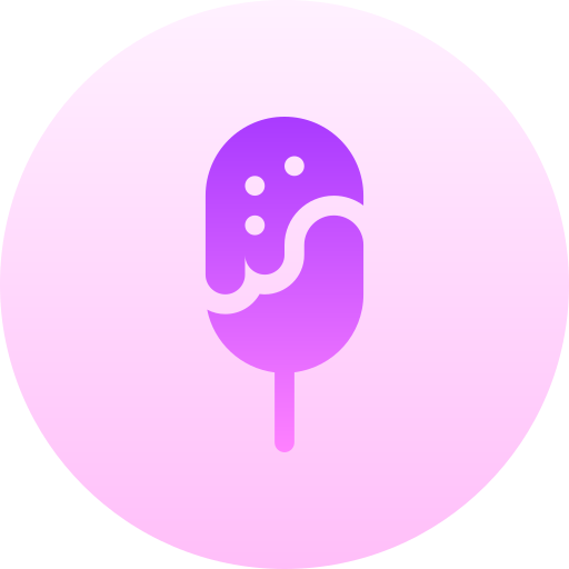 아이스크림 Basic Gradient Circular icon