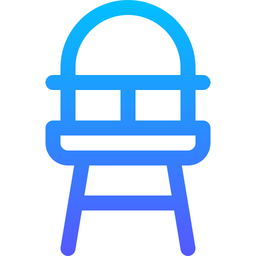 krzesło Basic Gradient Lineal color ikona