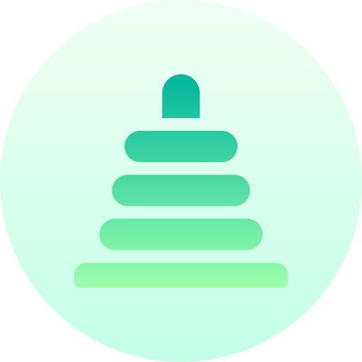 pyramide Basic Gradient Circular icon