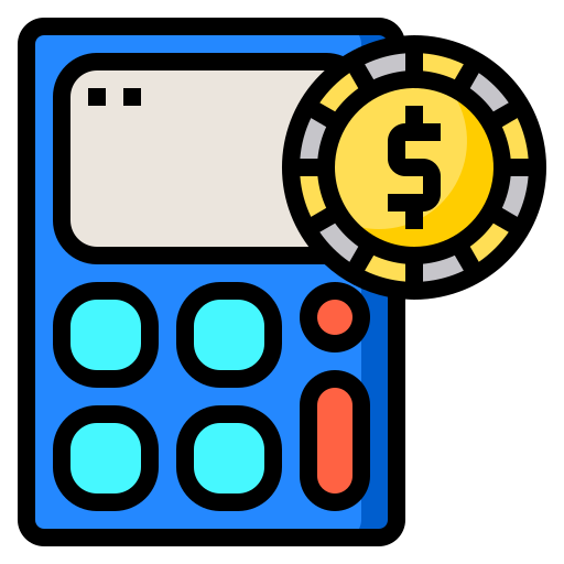 rekenmachine Phatplus Lineal Color icoon