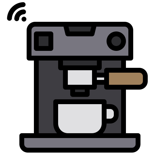 커피 머신 xnimrodx Lineal Color icon