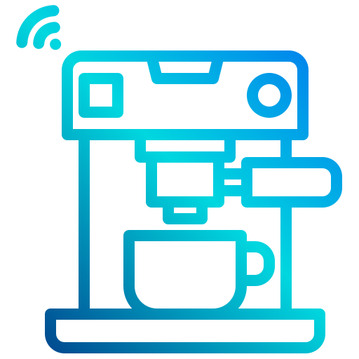 Coffee machine xnimrodx Lineal Gradient icon