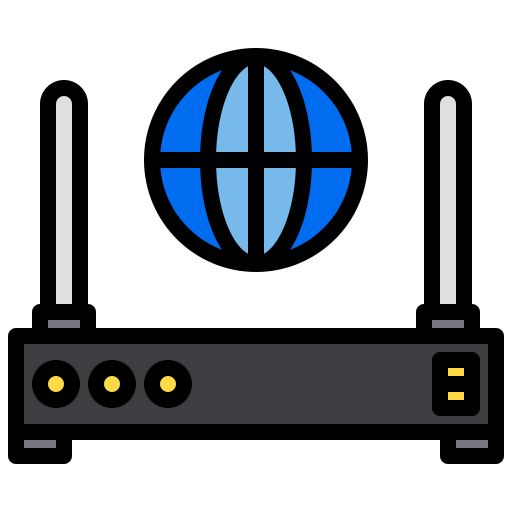 Router xnimrodx Lineal Color icon