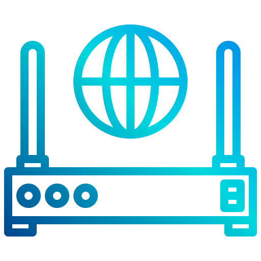 Router xnimrodx Lineal Gradient icon