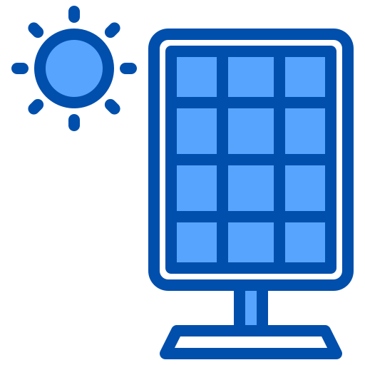 太陽電池 xnimrodx Blue icon