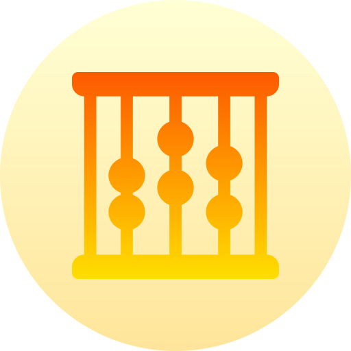 Abacus Basic Gradient Circular icon