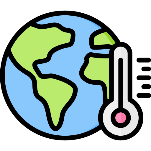 aquecimento global Generic Outline Color Ícone