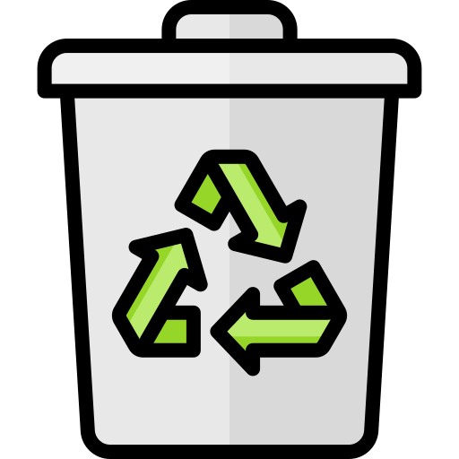 Recycle bin Generic Outline Color icon