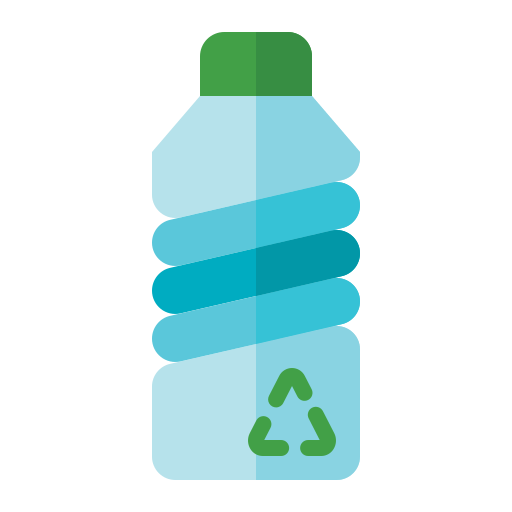 botella de plástico Generic Flat icono