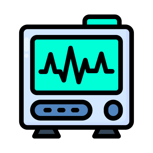 Ekg monitor Generic Outline Color icon