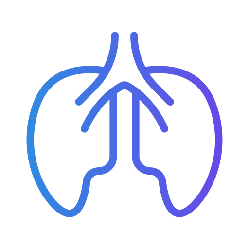 pulmões Generic Gradient Ícone