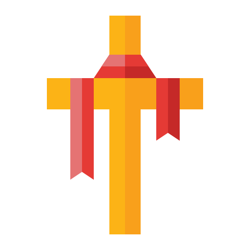 Христианский крест Generic Flat иконка