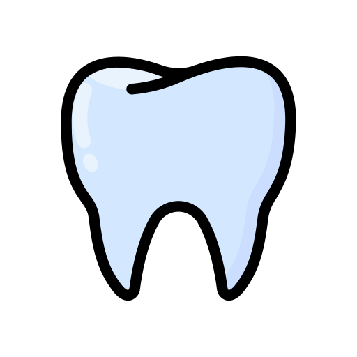 Tooth Generic Outline Color icon