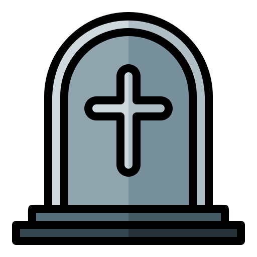 Grave Generic Outline Color icon