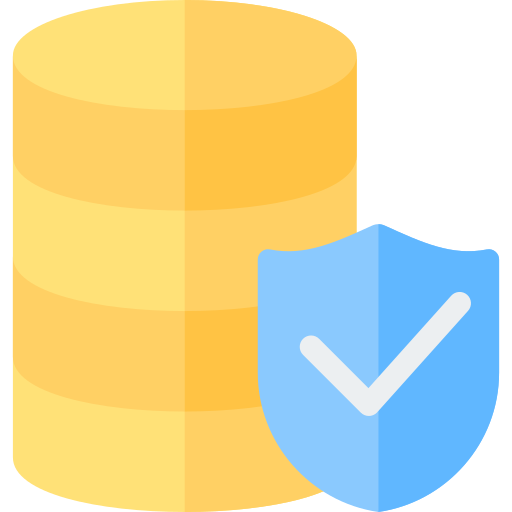 Безопасность базы данных Generic Flat иконка