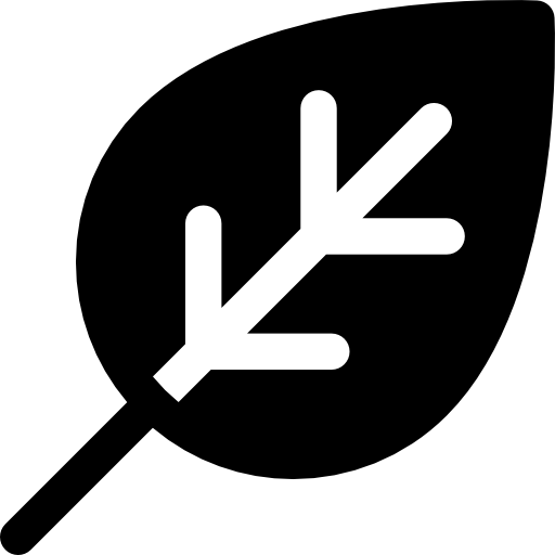 葉 Basic Rounded Filled icon