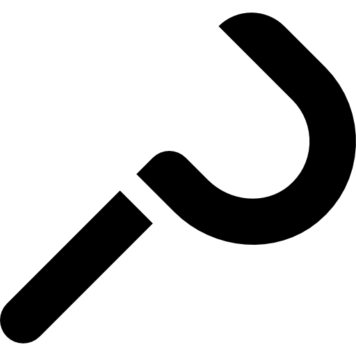 Sickle Basic Rounded Filled icon