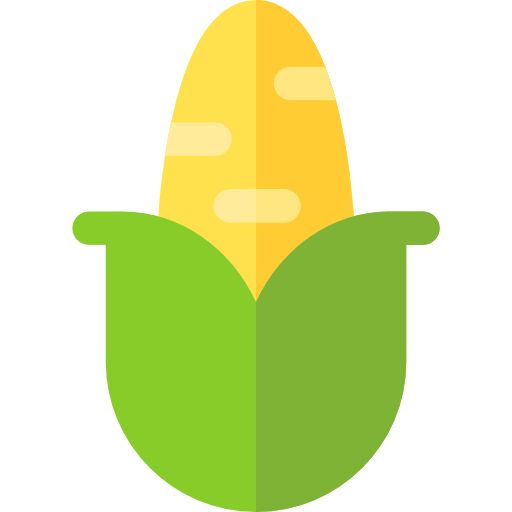 maïs Basic Rounded Flat icoon