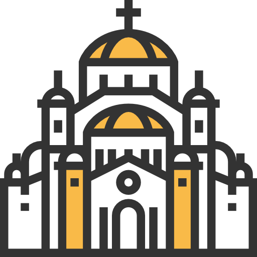 kathedrale der heiligen sava Meticulous Yellow shadow icon