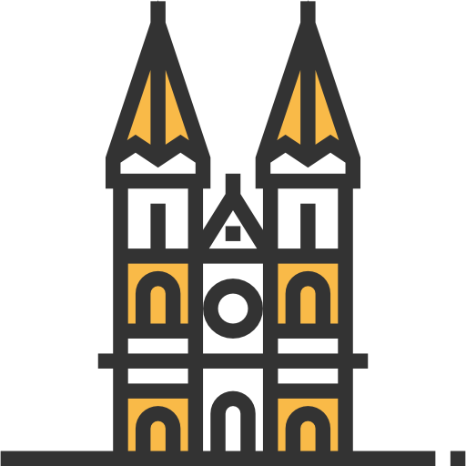 heuvelse kerk tilburg Meticulous Yellow shadow icon