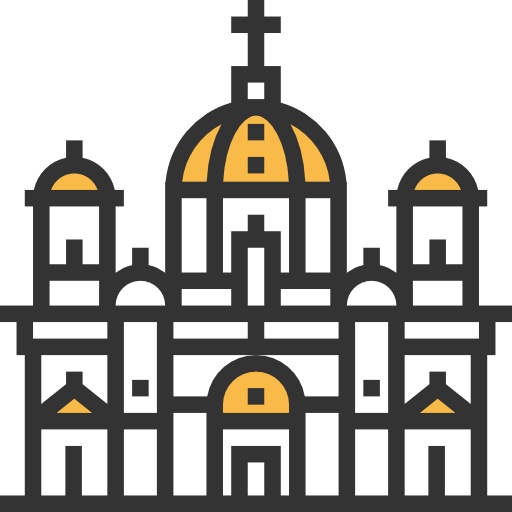 katedra berlińska Meticulous Yellow shadow ikona