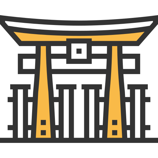 puerta torii Meticulous Yellow shadow icono