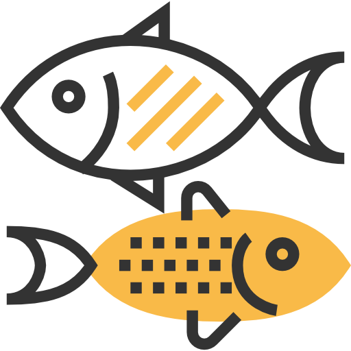 pescado Meticulous Yellow shadow icono