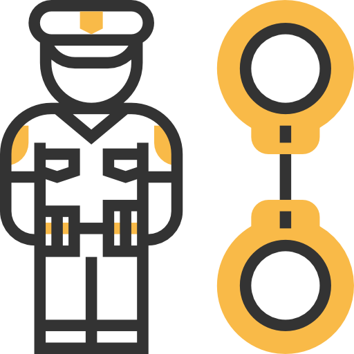 Policeman Meticulous Yellow shadow icon