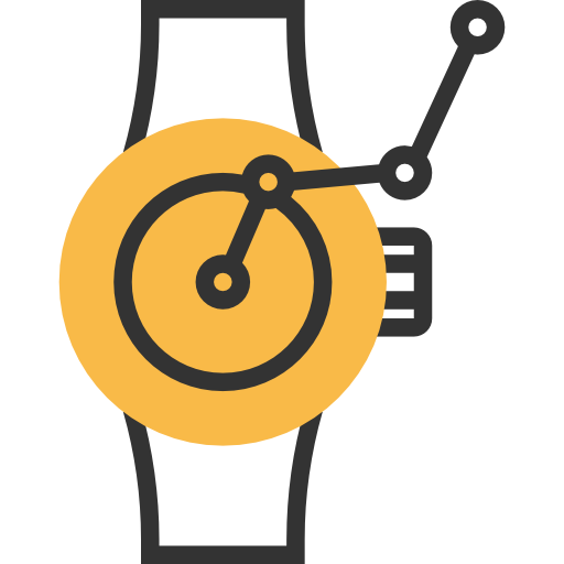 orologio intelligente Meticulous Yellow shadow icona