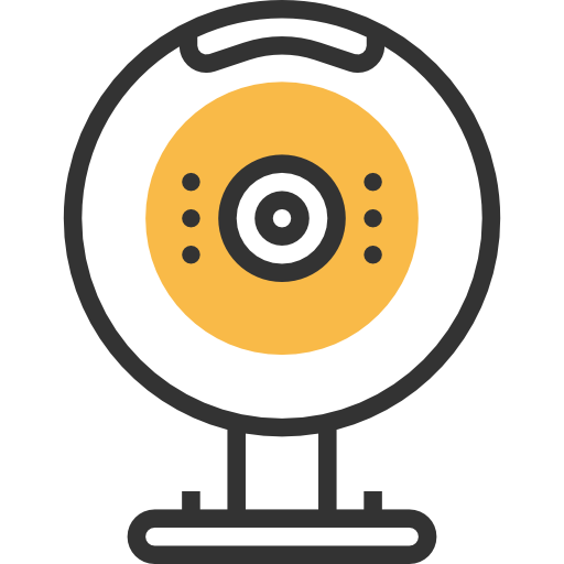 Webcam Meticulous Yellow shadow icon