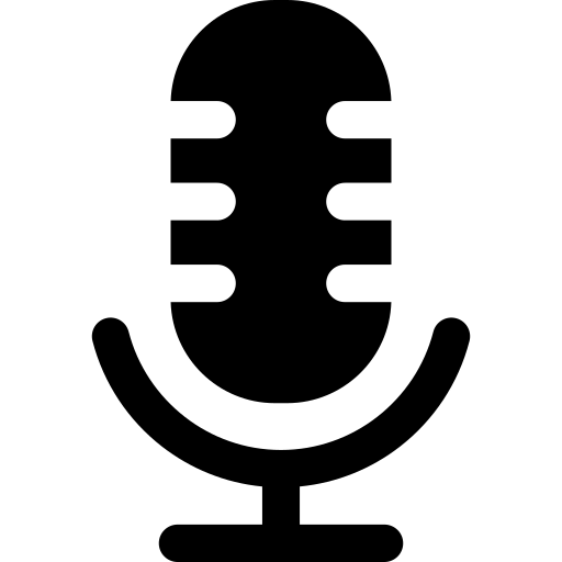 microfono Generic Glyph icona