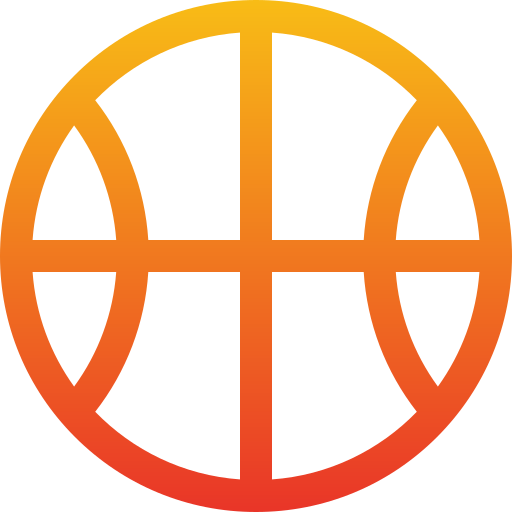 pelota de baloncesto Generic Gradient icono