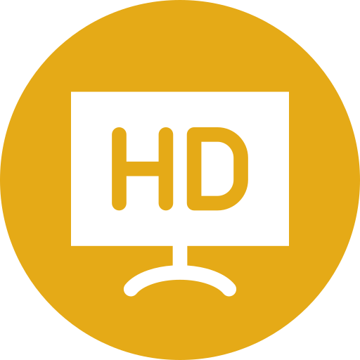 monitor de tv Generic Circular icono