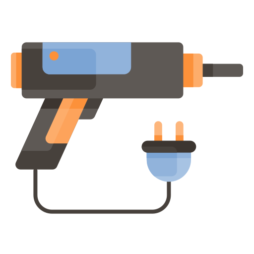 pistola de silicona Generic Flat icono