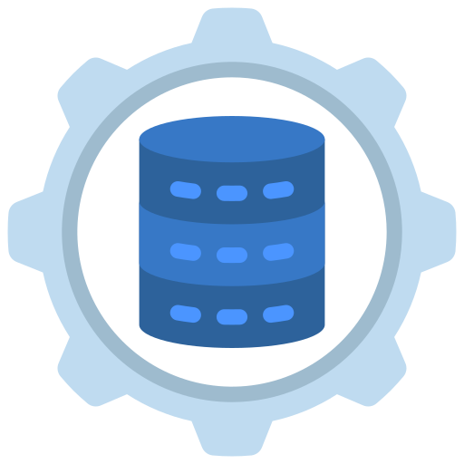Data management Juicy Fish Flat icon