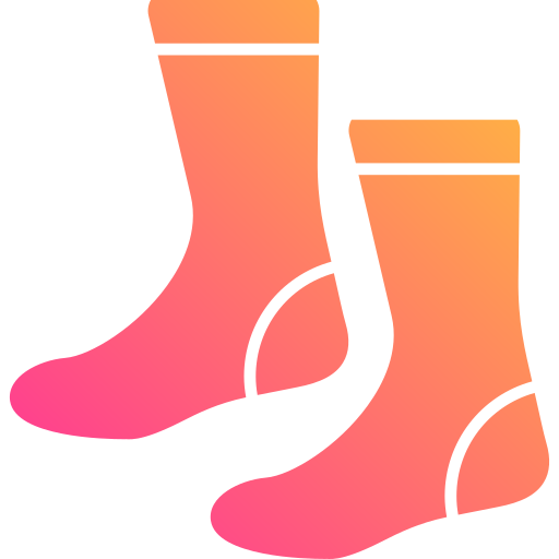 sokken Generic Flat Gradient icoon