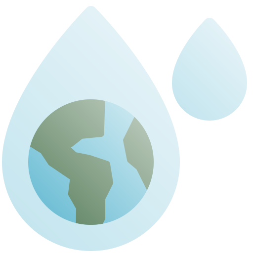 Water drop Fatima Flat icon