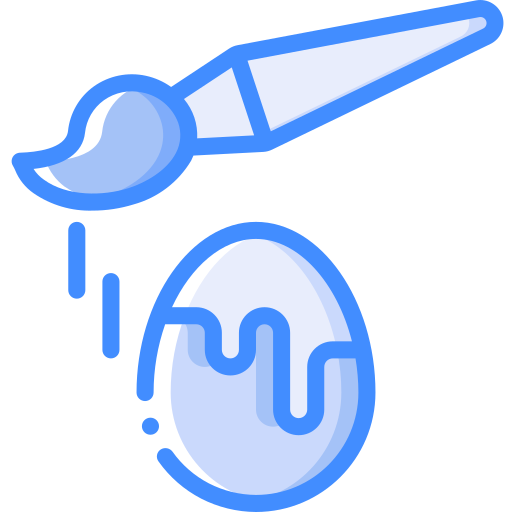 絵の具の卵 Basic Miscellany Blue icon