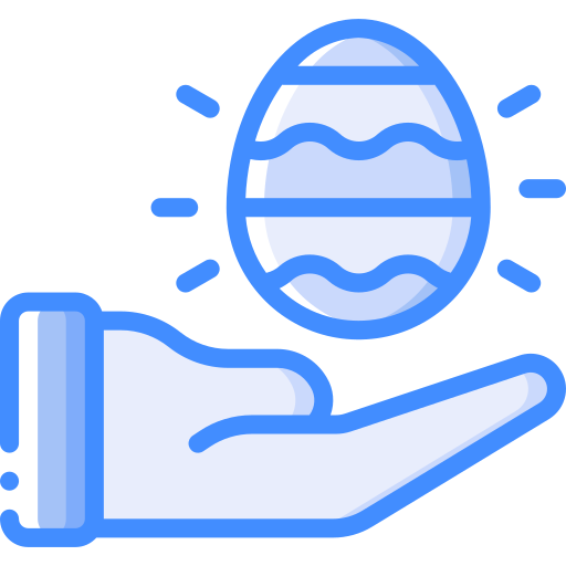 el huevo de pascua Basic Miscellany Blue icono