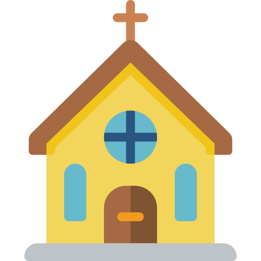 kerk Basic Miscellany Flat icoon