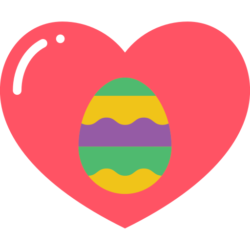 el huevo de pascua Basic Miscellany Flat icono