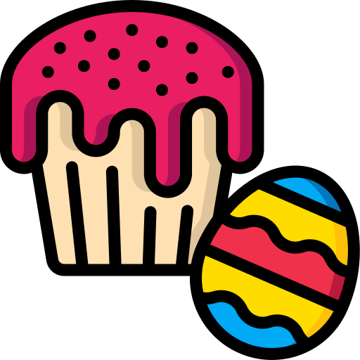 Cake Basic Miscellany Lineal Color icon
