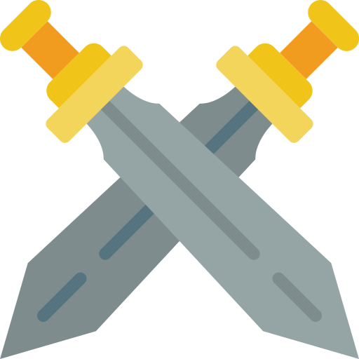 espadas Basic Miscellany Flat icono