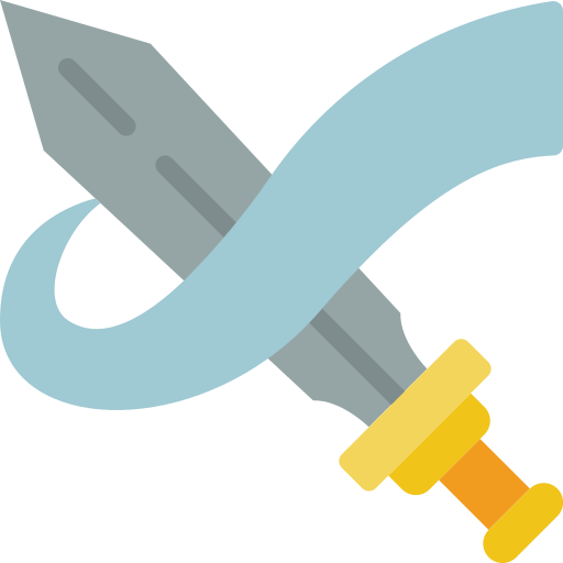 miecz Basic Miscellany Flat ikona