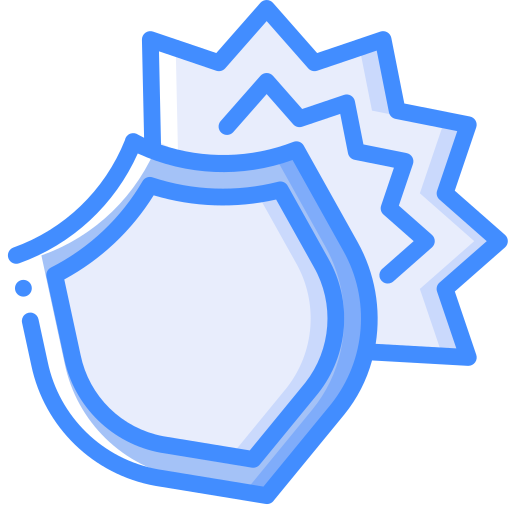 Shield Basic Miscellany Blue icon