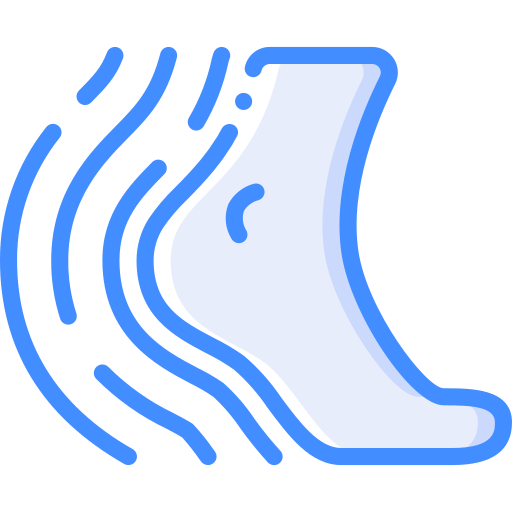 Foot Basic Miscellany Blue icon