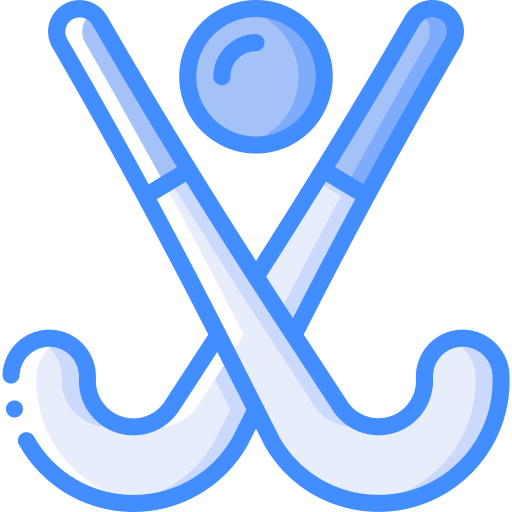 crosses de hockey Basic Miscellany Blue Icône