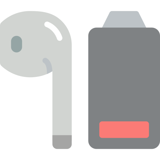 Earbud Basic Miscellany Flat icon