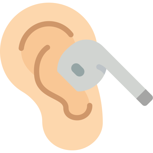 auricular Basic Miscellany Flat icono